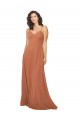 Online Chiffon Bridesmaid Dress with Tie Back Keyhole UK