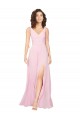 Online Chiffon Bridesmaid Dress with Tassel Straps UK