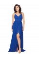 Online Chiffon Bridesmaid Dress with Strappy Back UK