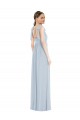 Online Tie Shoulder Empire Waist Maxi Bridesmaid Dress UK