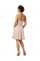 Online Lace and Chiffon Bridesmaid Dress / Cocktail Dress with Unique Neckline UK