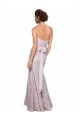 Online Floor Length Fitted Sweetheart Lace Bridesmaid Dress / Prom Dress UK