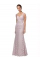 Online Lace V-Neckline Long Full Length Bridesmaid Dress / Prom Dress UK