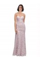 Online Floor Length Long Mermaid Lace Bridesmaid Dress / Prom Dress with Low Back UK
