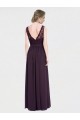 Online V-Neck Bridesmaid Dress with Corded Lace Bodice UK