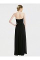 Online Long Strapless Lace Bodice Bridesmaid Dress with Sweetheart Neckline and Criss-Cross Pleats UK