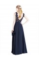 Online Bateaux Neckline A-Line Lace Bridesmaid Dress / Prom Dress with Top Nude Layer UK