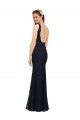 Online Lace Bridesmaid Dress with Satin Waistband and Open Back UK