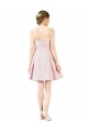 Online Short Knee Length Sweetheart Satin Cocktail Bridesmaid Dress UK