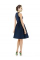 Online Short Halter Cocktail Length Luxe Satin Cocktail Bridesmaid Dress UK