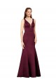 Online Sexy Formal Satin Bridesmaid Dress / Prom Dress with Side Cutouts UK