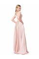Online A-Line Off the Shoulder Sweetheart Formal Satin Bridesmaid Dress / Prom Dress UK