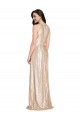 Online Floor Length Halter Neck Sparkling Formal Sequin Bridesmaid Dress / Prom Dress with Pleats UK