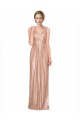 Online Draped V-Neck Striking Sheath Floor Length Formal Sequin Bridesmaid Dress / Prom Dress UK