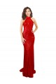 Online Halter High Neck Mermaid Open Back Formal Sequin Bridesmaid Dress / Prom Dress UK