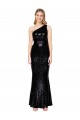 Online Draped One Shoulder Long Full Length Formal Sequin Bridesmaid Dress / Prom Dress UK