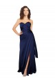 Online Floor Length Wrap Skirt Formal Silky Satin Bridesmaid Dress / Prom Dress UK