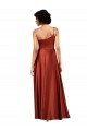 Online Sophisticated One Shoulder Formal Silky Satin Bridesmaid Dress / Prom Dress with Full Skirt UK