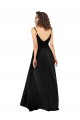 Online High Low V-Neckline Formal Silky Satin Tulip Bridesmaid Dress / Prom Dress with Wrap Skirt UK