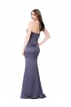 Online Fit and Flare Formal Silky Satin Bridesmaid Dress / Prom Dress UK