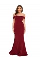 Online Off Shoulder Sleeves Sweetheart Neckline Long Formal Spandex Bridesmaid Dress / Prom Dress UK