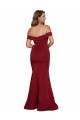 Online Off Shoulder Sleeves Sweetheart Neckline Long Formal Spandex Bridesmaid Dress / Prom Dress UK