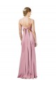 Online Fit and Flare Slim Formal Crepe Bridesmaid Dress / Prom Dress with Cutout Back UK