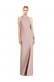 Online High Neck Cutout Halter Trumpet Bridesmaid Dress UK
