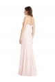 Online Strapless Crepe Trumpet Bridesmaid Dress / Prom Dress with Front Slit UK