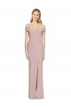 Online Off the Shoulder Criss Cross Back Trumpet Bridesmaid Dress / Prom Dress UK