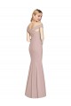 Online Off the Shoulder Criss Cross Back Trumpet Bridesmaid Dress / Prom Dress UK