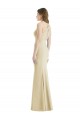 Online Criss Cross Twist Cutout Back Trumpet Bridesmaid Dress / Prom Dress UK
