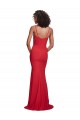 Online Spaghetti Strap Slip Neckline Formal Crepe Bridesmaid Dress / Prom Dress UK