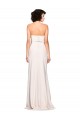 Online Strapless Crepe Fitted Bridesmaid Dress / Prom Dress with Twist Bow UK