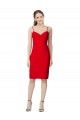 Online Sleeveless Sheath Sweetheart Neckline Formal Crepe Bridesmaid Dress / Prom Homecoming Dress UK