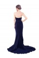 Online Strapless Sweetheart Neckline Crepe Bridesmaid Dress / Prom Dress with Satin Waistband UK