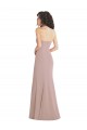 Online Strapless Princess Line Formal Crepe Mermaid Bridesmaid Dress / Prom Dress UK