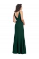 Online Form Fitting Stretch Formal Crepe A-Line Bridesmaid Dress / Prom Dress UK