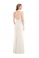 Online Halter Tuxedo Maxi Bridesmaid Dress / Prom Dress with Front Slit UK