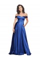 Online Ball Gown Off the Shoulder Sweetheart Formal Stretch Satin Bridesmaid Dress / Prom Dress UK