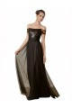 Online Off The Shoulder Sequined Lace Tulle Bridesmaid Dress UK