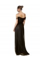 Online Off The Shoulder Sequined Lace Tulle Bridesmaid Dress UK