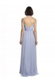 Online Spaghetti Strap Tulle Bridesmaids Dress with Ruched Bodice UK