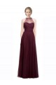 Online Full Length Soft Tulle Spaghetti Strap Bridesmaid Dress UK