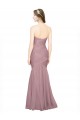 Online Mermaid Strapless Tulle Bridesmaid Dress with All Over Pleats UK