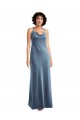 Online Cowl Neck Convertible Velvet Maxi Slip Dress UK