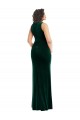 Online Square Neck Long Velvet Maxi Bridesmaid Dress / Prom Dress UK