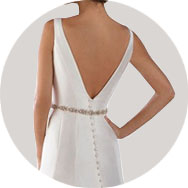 Online V-Back Wedding Dresses UK